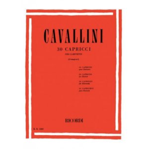 画像: クラリネット教材　３０の奇想曲（30　Caprices）　作曲/カヴァリーニ（Cavallini,E.)　編曲/Giampieri