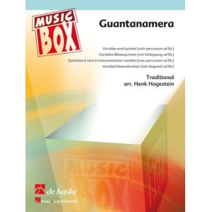 画像: フレキシブルアンサンブル五重奏楽譜　Guantanamera　編曲／Hogestein, Henk