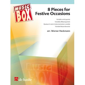 画像: フレキシブルアンサンブル四重奏楽譜　8 Pieces for Festive Occasions　編曲／Heckmann, Werner