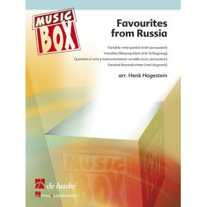 画像: フレキシブルアンサンブル五重奏楽譜　Favourites from Russia　編曲／Hogestein, Henk