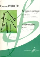 画像: クラリネット教材　12のロマンティックな練習曲（12 Etudes Romantiques）　作曲/ケーラー（Koehler,E.）