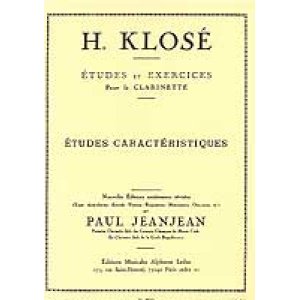 画像: クラリネット教材　特徴的練習曲（２０の練習曲）（Etudes　Caracteristiques）　作曲/クローゼ，Ｈ．（Klose,H.)