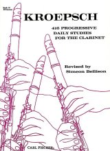画像: クラリネット教材　４１６の漸進的練習曲：IV（416Progressive　Etudes：IV）　作曲/クレプシュ，Ｆ．（Kroepsch,F.)　編曲/Bellison