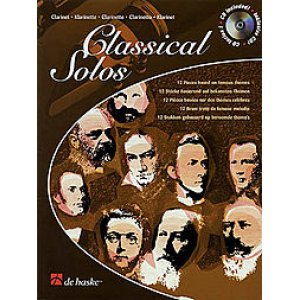 画像: クラリネットソロ楽譜　CLASSICAL SOLOS:12 PIECES BASED ON FAMOUS THEMES - CLARINET 