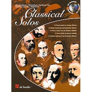 画像: アルトサックスソロ楽譜　CLASSICAL SOLOS:12 PIECES BASED ON FAMOUS THEMES - ALTO SAXOPHONES