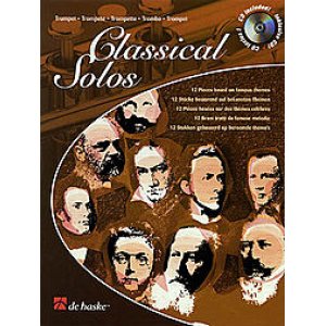 画像: トロンボーンソロ楽譜　CLASSICAL SOLOS:12 PIECES BASED ON FAMOUS THEMES - TROMBONE 