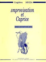 画像: アルトサックスソロ楽譜　即興と奇想（Improvisation　et　Caprice)　作曲／ボザ（Bozza,E.)
