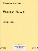 画像: 金管５重奏楽譜　金管五重奏のための組曲第一番 　作曲／ウィリアム　シュミット　【2012年11月取扱開始】