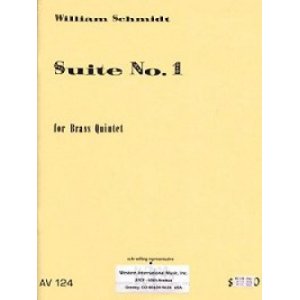 画像: 金管５重奏楽譜　金管五重奏のための組曲第一番 　作曲／ウィリアム　シュミット　【2012年11月取扱開始】