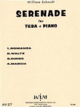 画像: チューバソロ楽譜　テューバとピアノのためのセレナーデ　作曲／ウィリアム　シュミット