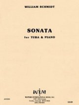 画像: チューバソロ楽譜　テューバとピアノのためのソナタ　作曲／ウィリアム　シュミット