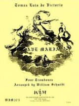 画像: トロンボーン４重奏楽譜　4本のトロンボーンのためのアヴェ マリア　作曲／トマス ルイス デ ビクトリア　【2012年11月取扱開始】