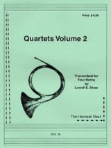 画像: ホルン４重奏楽譜　ホルン四重奏のための四重奏曲集　Vol 2　作曲／ロウェル・ショー【2012年12月取扱開始】