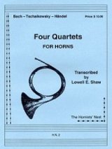 画像: ホルン４重奏楽譜　ホルン四重奏のための四重奏曲集 作曲／ロウェル・ショー【2012年12月取扱開始】