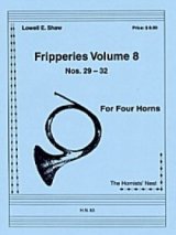 画像: ホルン４重奏楽譜 ホルン四重奏のためのフリッパリーズVol.8 作曲／ロウェル・ショー【2012年12月取扱開始】
