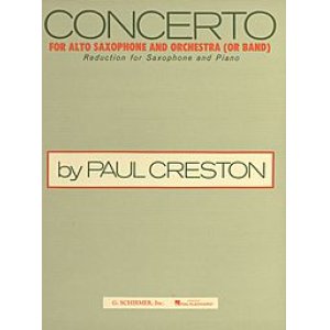 画像: アルトサックス＆ピアノ楽譜 　協奏曲（Concerto）　作曲／クレストン（Creston,P.)【2024年10月価格改定】