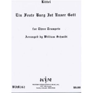 画像: トランペット３重奏楽譜　3本のトランペットのための「神は我がやぐら」　作曲／ヨハン　クリスチャン　キッテル　【2012年12月取扱開始】