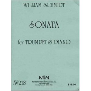 画像: トランペットソロ楽譜　トランペットとピアノのためのソナタ　作曲／ウィリアム　シュミット【2012年12月取扱開始】