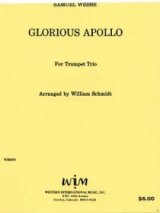 画像: トランペット３重奏楽譜　3本のトランペットのためのグロリアス　アポロ　作曲／サミュエル　ウェッブ【2012年12月取扱開始】