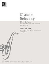 画像: アルトサックス＆ピアノ楽譜 　月の光（Clair　de　Lune）　作曲／ドビュッシー（Debussy,C.)　編曲／Mule
