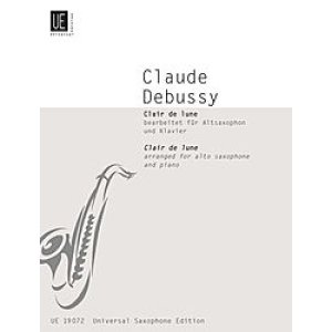 画像: アルトサックス＆ピアノ楽譜 　月の光（Clair　de　Lune）　作曲／ドビュッシー（Debussy,C.)　編曲／Mule