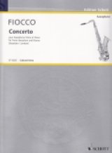 画像: テナーサックス＆ピアノ楽譜 　協奏曲（Concerto）　作曲／フィオッコ（Fiocco,J-H..)【2015年1月4日再入荷】