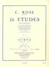 画像: クラリネット教材　２６の練習曲、マザスとクロイツァーの作品より（26Etudes）　作曲/ローズ，Ｃ．（Rose,C.)　編曲/Lefebvre