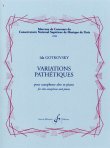 画像1: アルトサックス＆ピアノ楽譜　悲愴変奏曲（Variations　Pathetiques）　作曲／ゴトコフスキー（Gotkovsky,I)