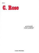 画像: クラリネット教材　４０の練習曲：II（40Studies：II）　作曲/ローズ，Ｃ．（Rose,C.)