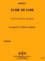 画像: サックス４重奏楽譜　サキソフォン四重奏のための月の光　　作曲／クロード　ドビュッシー【2012年12月取扱開始】