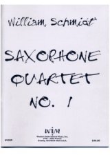 画像: サックス４重奏楽譜　サキソフォン四重奏のための第一組曲　作曲／ウィリアム・シュミット【2012年12月取扱開始】