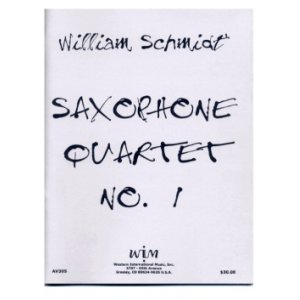 画像: サックス４重奏楽譜　サキソフォン四重奏のための第一組曲　作曲／ウィリアム・シュミット【2012年12月取扱開始】