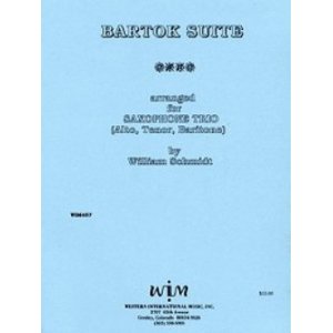画像: サックス３重奏楽譜　サキソフォン三重奏のためのバルトーク組曲　作曲／ベラ　バルトーク【2012年12月取扱開始】