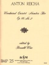 画像: 木管５重奏楽譜　木管五重奏曲　第二番　作品88　作曲／アントン　ライヒャ【2012年12月取扱開始】