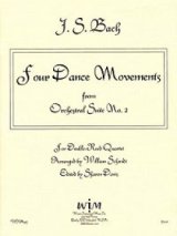 画像: ダブルリード４重奏楽譜　ダブルリード四重奏のための４つのダンス・ムーブメント　作曲／ヨハン　セバスチャン　バッハ【2012年12月取扱開始】