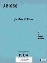 画像: オーボエソロ楽譜　オーボエとピアノのためのアリオーソ　作曲／ランダル　マククレラン【2013年1月取扱開始】