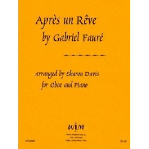 画像: オーボエソロ楽譜　オーボエとピアノのための夢のあとに　作曲／ガブリエル　フォーレ【2013年1月取扱開始】