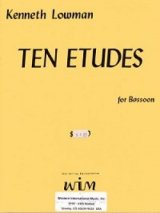 画像: ファゴットソロ楽譜　バスーンのための10の練習曲　作曲／ケネス　ローマン【2012年12月取扱開始】