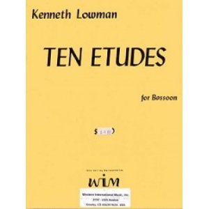 画像: ファゴットソロ楽譜　バスーンのための10の練習曲　作曲／ケネス　ローマン【2012年12月取扱開始】