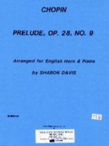 画像: イングリッシュホルンソロ楽譜　イングリッシュホルンとピアノのためのプレリュード作品28　第9番　作曲／フレデリック　ショパン【2013年1月取扱開始】