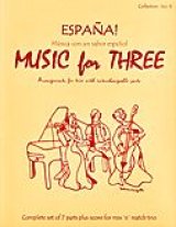 画像: ミックス３重奏楽譜　Music for Three - Collection No. 8: España! - Música con un sabor español