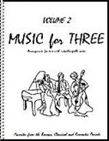 画像: ミックス３重奏楽譜　Music for Three, Volume 2(Baroque, Classical & Romantic Favorites  )
