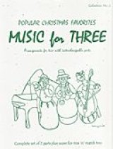 画像: ミックス３重奏楽譜　Music for Three - Collection No. 2: Popular Christmas Favorites,