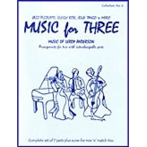 画像: ミックス３重奏楽譜　Music for Three - Collection No. 4: Music of Leroy Anderson【アンダーソン作品集】
