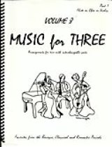 画像: ミックス３重奏楽譜　Music for Three, Volume 8(More Baroque, Classical & Romantic Favorites)