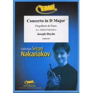 画像: フリューゲルホルンソロ楽譜　チェロ協奏曲　第２番　ニ長調（Concerto in D Major）　作曲／ハイドン　校訂（編曲）／S.ナカリャコフ