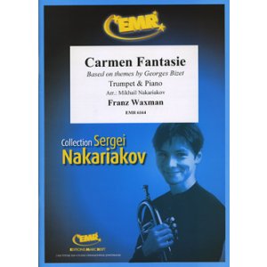 画像: トランペットソロ楽譜　カルメン幻想曲（Carmen Fantasie）　作曲／ワックスマン　校訂（編曲）／S.ナカリャコフ【2024年8月価格改定】
