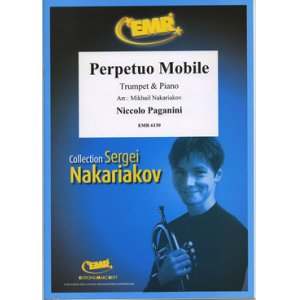 画像: トランペットソロ楽譜　常動曲（Perpetuo Mobile）　作曲／パガニーニ　校訂（編曲）／S.ナカリャコフ
