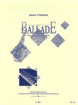 画像: アルトサックス＆ピアノ楽譜　バラード（Ballade）　作曲／トマジ（Tomasi,H.)【2024年2月価格改定】