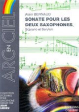 画像: サックス2重奏楽譜　ソナタ（Sonate）　作曲／ベルノー（Bernaud,A.）